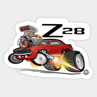 69 Z28 Blown Sticker